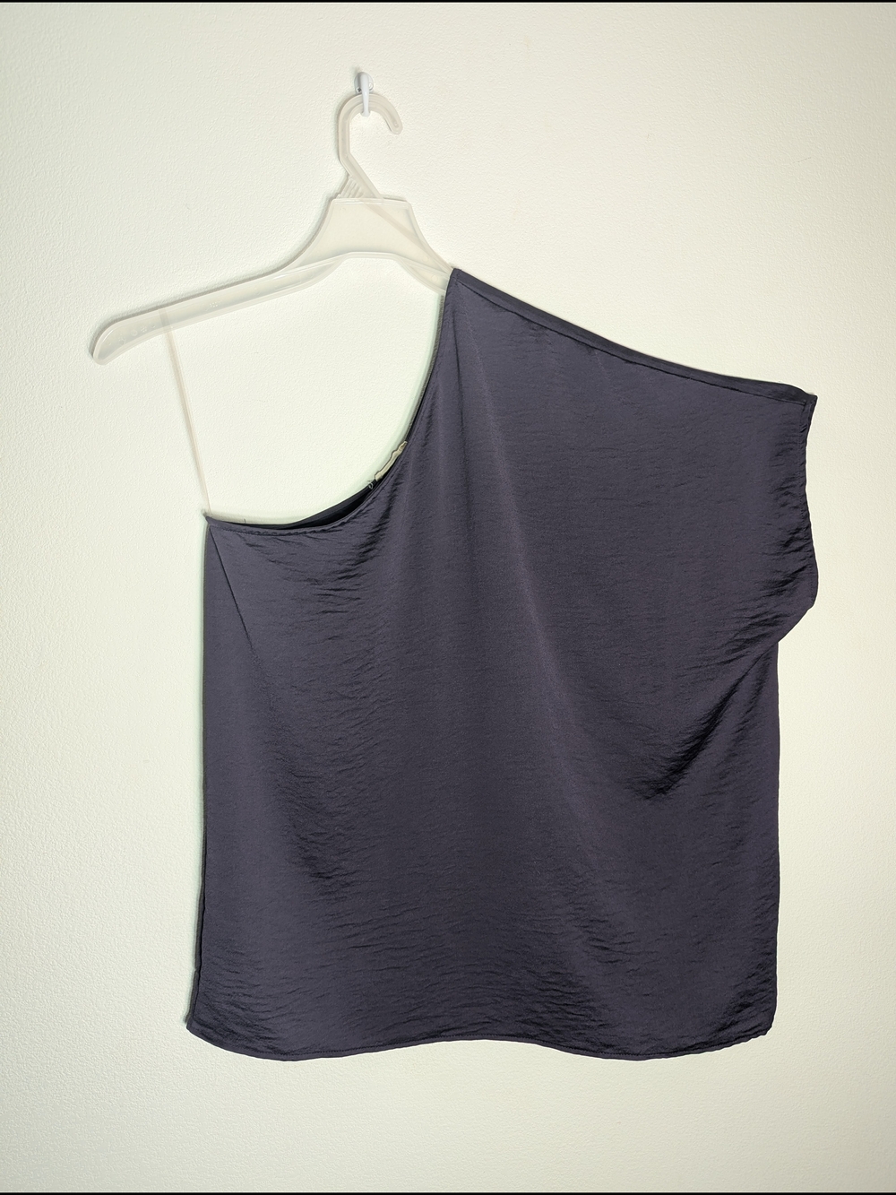 Entro Women's One Shouldered Top Blouse Shirt Party Cocktail Going Out Purple L